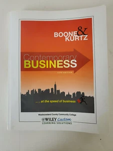 Contemporary Business by Boone & Kurtz, 14th Edition - Foto 1 di 3