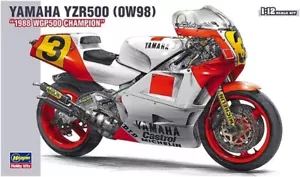 Hasegawa 1:12 YAMAHA YZR500 0W98 1988 WGP500 CHAMPION Plastic Model - Picture 1 of 7
