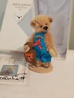 DEB CANHAM ARTIST DESIGNS MOHAIR BEAR H.B. GIFTS & ACCENTS #78 LE BOX COA 3¼"