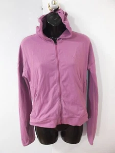 Nike Dri-Fit Track Jackets Size S Womens Purple Logo Long Sleeve Sports Active - Picture 1 of 6