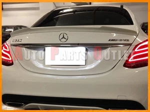 2015 Mercedes-BENZ W205 C-Class 4Dr Sedan V Style Trunk Spoiler Lip - Pick Color - Picture 1 of 3