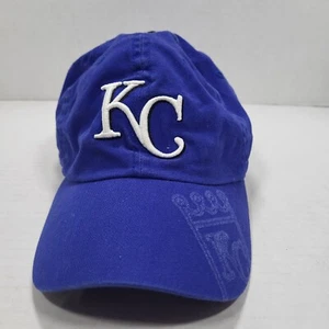 Sombrero azul Kansas City Royals New Era talla única correa ajustable - Imagen 1 de 8