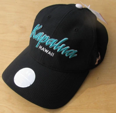 NAVY BLUE WOMENS UNDER ARMOUR HAT CAP KAPALUA GOLF COURSE HAWAII - Image 1 of 4