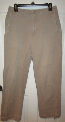 Pantalones Chinos Caquis RED CAMEL Para Hombre Rectos Frente Plano Beige Algodón 30 X 30.5 Foto 1 de 4