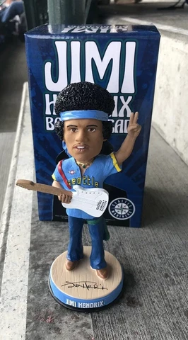 Jimi Hendrix BOBBLEHEAD Day SGA Seattle Mariners BRAND NEW 6/22/19 Cover