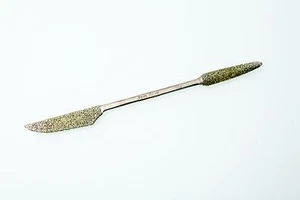 Italian Hand Cut Fire-Sharp Carbon Steel Diamond Riffler no. 663 Stone Carving - Picture 1 of 1