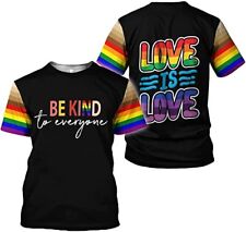 Personalized Love Is Love Gay Les Lgbtq Pride Month Gift Unisex 3d All Over Prin
