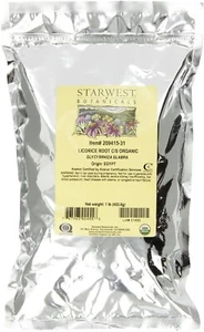 Starwest Botanicals Organic Peony Root (bai shao) Sliced 1lb (453.6g) Exp 9/2027 - Picture 1 of 1