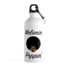 Melanin Poppin - Stainless Steel Water Bottle