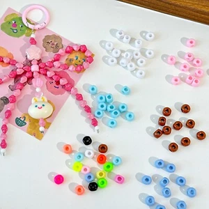 200pcs Four Holes Beads Loose Beads Charms for Earring Bracelet Keychain DIY Jew - Picture 1 of 10