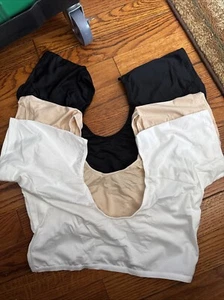 Ottolives Neu 3 Stück Achsel Sweat Weste Schweißfeste Pads Lg. Weiß, Schwarz, Beige - Bild 1 von 4