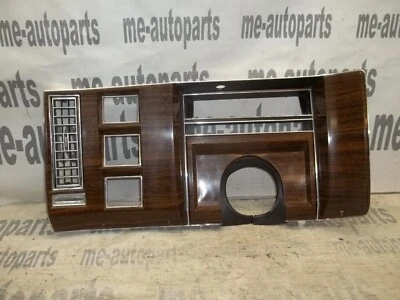 77-79 Cadillac Deville Fleetwood Instrument Speedo Cluster Woodgrain Bezel Trim - Image 1 of 4
