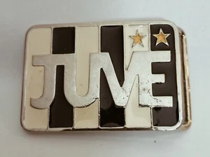 RARA FIBBIA ANNI 90 IN METALLO JUVENTUS piccola - Picture 1 of 2
