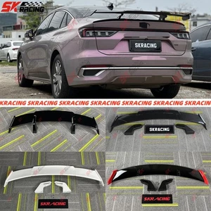 Universal Rear Trunk Spoiler Wing Sedan ABS Carbon Look/Glossy Black/Pearl White - Bild 1 von 70