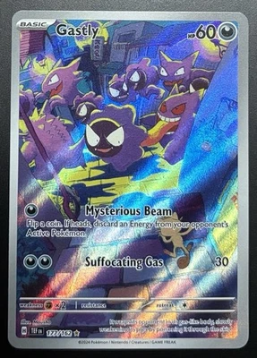 Pokemon Gastly 177/162 Illustration Rare Full Art SV5 Temporal Forces Holo NM/M - Image 1 of 2