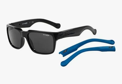 Gafas de sol ARNETTE D-Street AN4211-02 negro brillante/azul difuso, marco de plástico 55 mm Foto 1 de 4