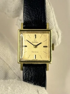 Omega Geneve Ladies Vintage 1970’s Manual Square Gold Dress Watch - Bild 1 von 5