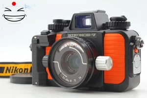 [N COMO NUEVO/Correa] Lente de cámara Nikon NIKONOS V cuerpo naranja 35 mm f/2,5 de JAPÓN - Imagen 1 de 14