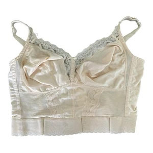 VTG Carnival Bra 40D White Padded Full Coverage ILGWU Union USA Made - Picture 1 of 6
