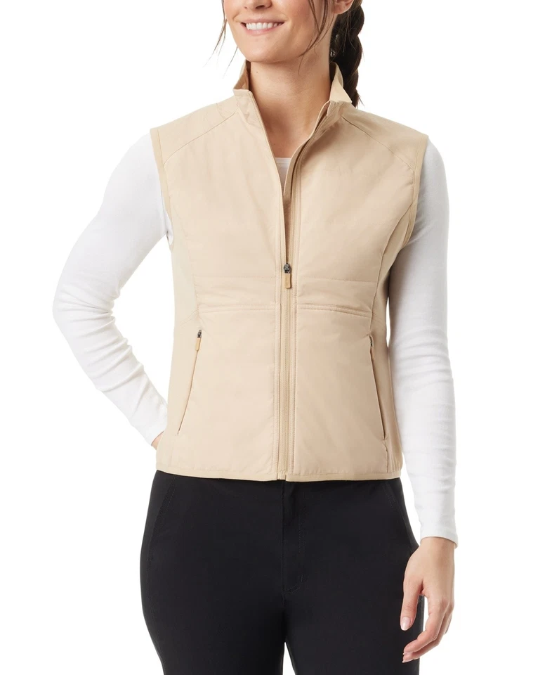 Bass Outdoor Women Regular fit Vest Medium Beige Solid - Image 1 of 1