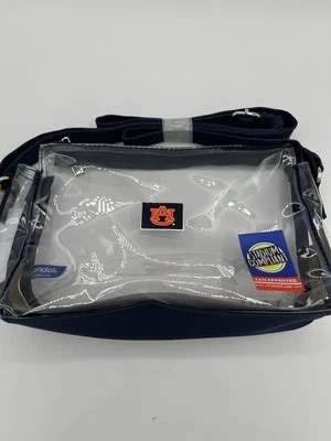 Auburn Clear Crossbody Sandol  handbag- Game Day- Stadium Approved - Image 1 of 4