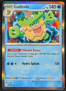 Ludicolo 2025 Journey Together Holo Rare Pokemon Card 037/159 (NM) - Picture 1 of 2