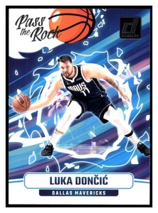 Luka Doncic 2024-25 Donruss Pass the Rock #10 Dallas Mavericks - Imagen 1 de 2
