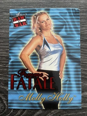 2001 Fleer WWF Raw is War Femme Fatale Molly Holly #2FF Rookie RC - Image 1 of 2