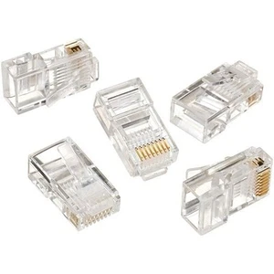 IDEAL 86-396 CAT-5E RJ45 8P8C Mod Plugs (Bag of 100) - Afbeelding 1 van 8