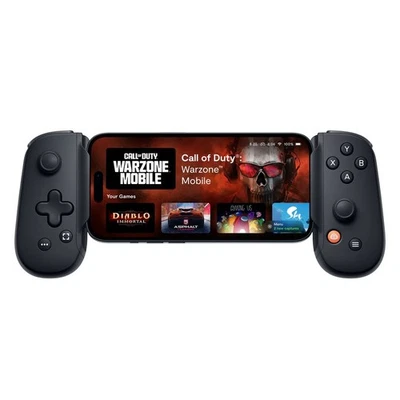 BACKBONE One Mobile Gaming Controller for iPhone (Lightning) - Black - 2nd Gen