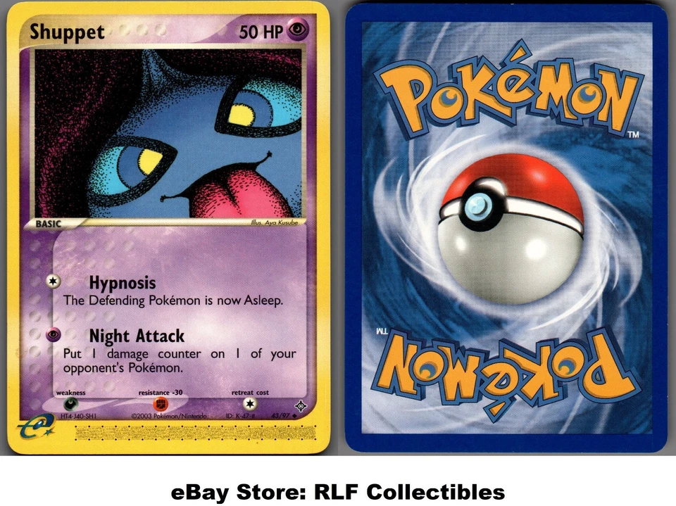 2003 Pokemon, EX Dragon, #43/97 Shuppet, Uncommon - Image 1 of 1