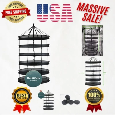 Rack de secagem de ervas indispensável de 3 pés - Design de topless e opções de zíper disponíveis - Imagem 1 de 4