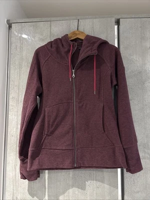 Sudadera con capucha polar Berghaus para dama talla 12 púrpura en muy buena condición Foto 1 de 4