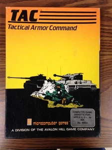 TAC: Tactical Armor Command (Apple II Diskettenspiel 1983) - Bild 1 von 7