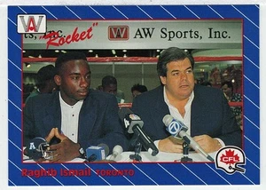 Raghib 'Rocket' Ismail - Toronto Argonauts (CFL) 1991 All World Football # 10 MT - Picture 1 of 1