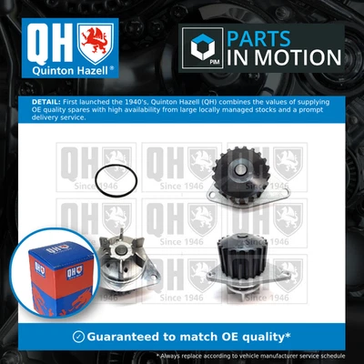 Water Pump fits CITROEN AX 1.0 86 to 98 Coolant QH 1201E3 120718 120723 Quality - image 1 of 4