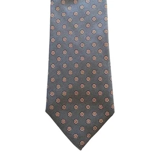 Krawatte Lands End Blumenmuster Krawatte klassisch 100% Seide - Bild 1 von 8