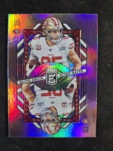 George Kittle Silver Prizm Elite Deck Jersey #85 49ers SP 2020 Panini Elite NFL - Picture 1 of 2