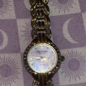 Vintage Jules Jurgensen ladies watch 7621. gold,gemstones,mother of pearl.works - Picture 1 of 5