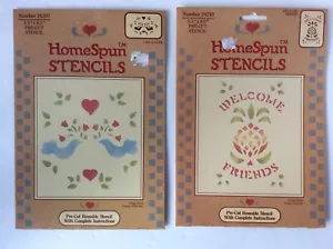 NUEVAS Plantillas HomeSpun - Plantilla Precortada Reutilizable - Antigua Estilo Country - Imagen 1 de 2