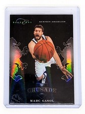 2010-11 Elite Black Box Crusade #18 Marc Gasol /25 Memphis Grizzlies