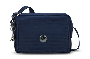 Kipling ABANU M Crossbody Bag - Night Ocean Jacquard RRP £102 - Picture 1 of 6
