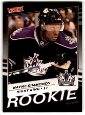 2008-09 Upper Deck Victory Black Wayne Simmonds Rookie #346 Los Angeles Kings