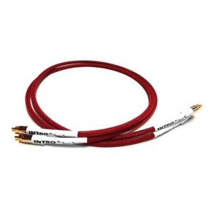 Black Rhodium Intro Cable RCA Interconnects Pair - Red Audio Lead 1m 100cm - Picture 1 of 10