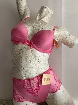 Simone Péréle NEUF - Ensemble 95 C - Rose - Soutien Gorge + Shorty taille 4 - Photo 1/4