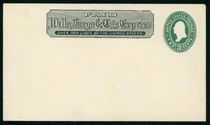 US Western Express Cover Wells Fargo & Co's Express from Visilia. Label on back - Picture 1 of 2