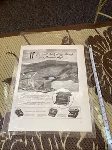 Antigua revista vintage Underwood máquina de escribir silenciosa anuncio de papel impreso vintage - Imagen 1 de 2