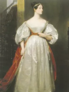 *Computer Worker/-"Ada Lovelace" /1st Computer Programmer" (Postcard) {RB25-S2}- - Picture 1 of 2