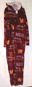 NWT NFL Team Apparel 1 PC Zip Pajamas Mens Size XXL Washington Commanders Hoodie