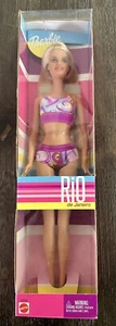 2002 Mattel Barbie Rio de Janeiro Beach Doll - New In Box 56880 (137) - Picture 1 of 8
